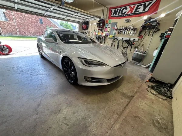 Tesla Model S after paint correction