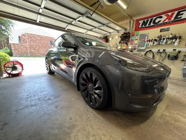 Tesla Model Y gloss enhancement