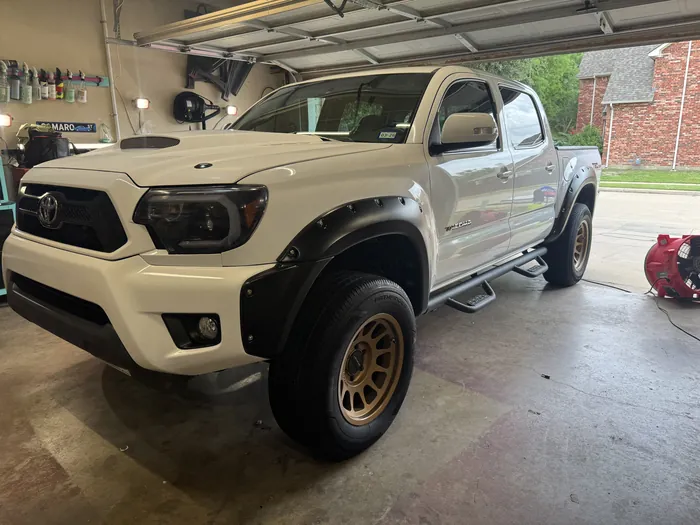 Lifted Toyota Tacoma exterior detail
